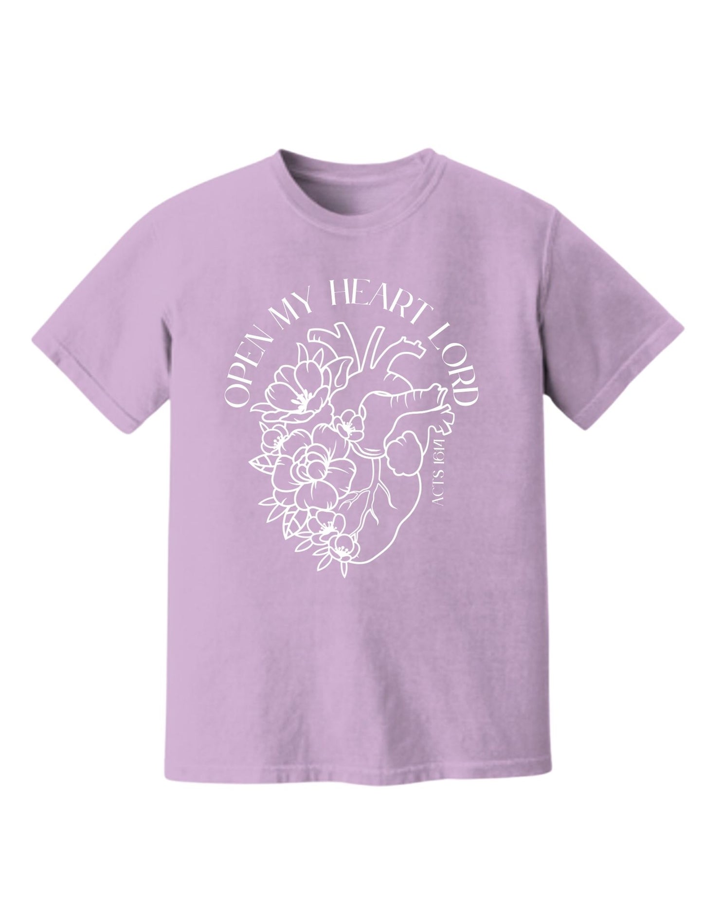 OPEN MY HEART LORD UNISEX T-SHIRT