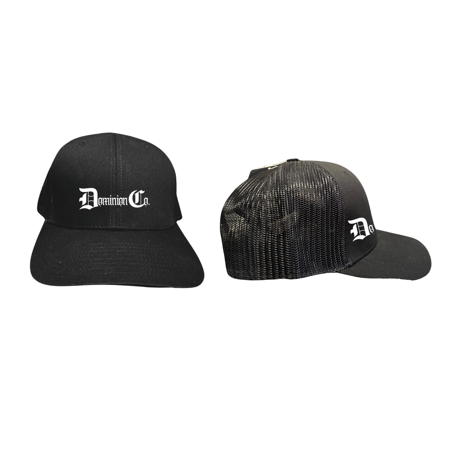 SIGNATURE DOMINION CO. TRUCKER HAT BLACK