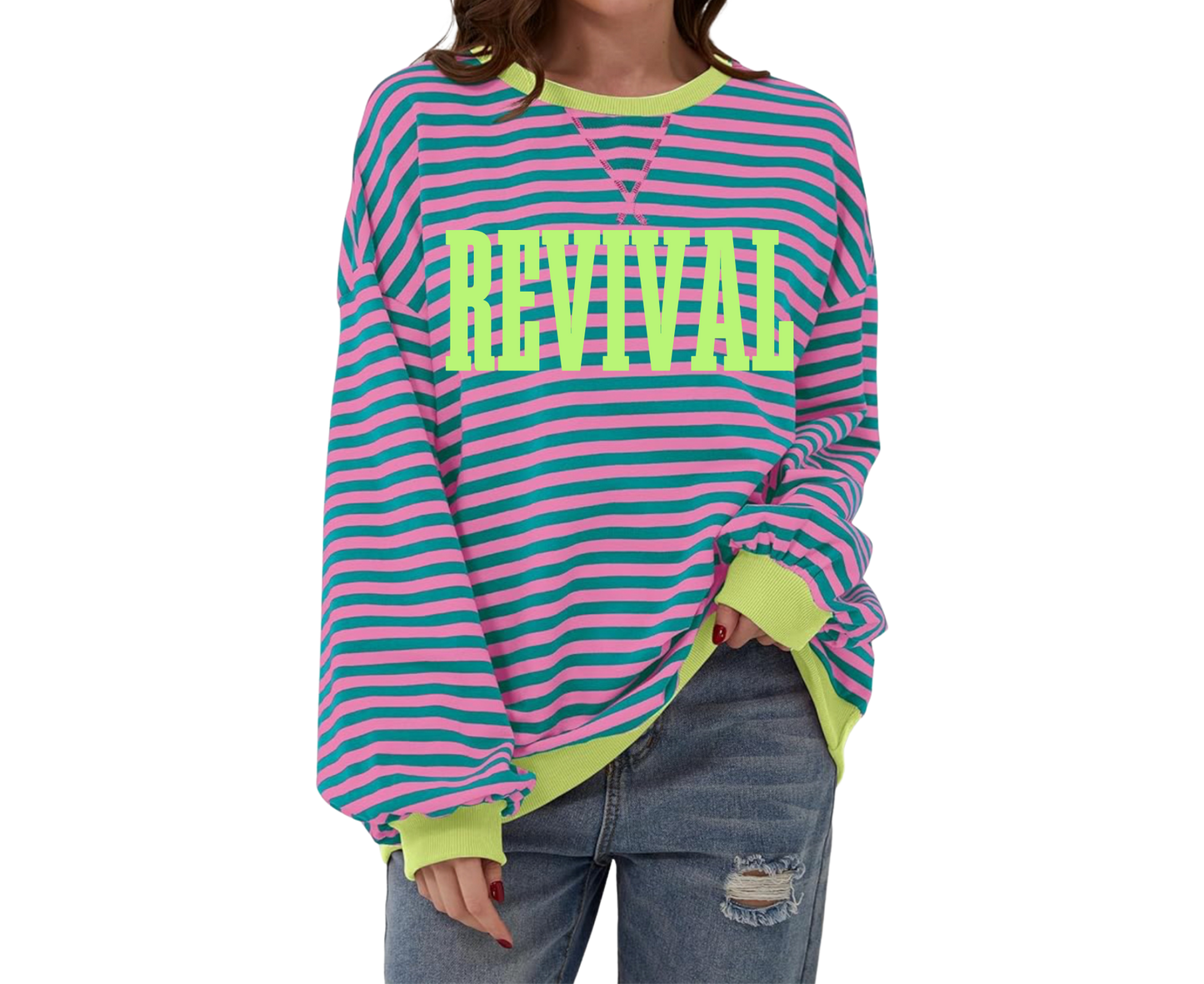 Long Sleeve Striped- Large