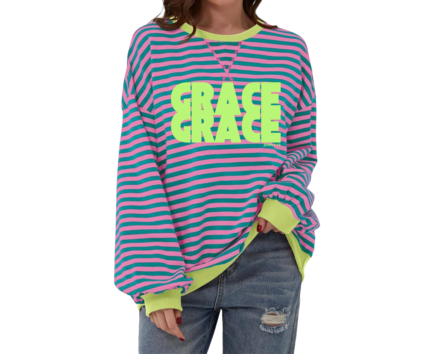 Long Sleeve Striped- Large